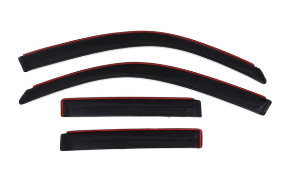 AVS In-Channel Ventvisor Window Deflectors Smoke 4-Piece Set for 2003-2009 Toyota 4Runner
