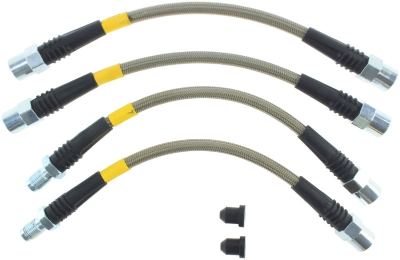 StopTech 87-91 BMW M3 / 89-4/91 325/328 Series (E30/E36) Rear Stainless Steel Brake Line Kit