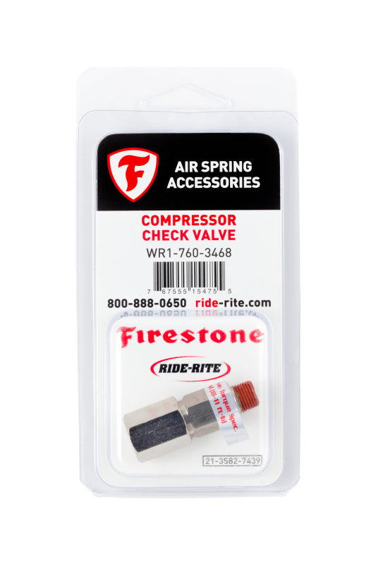 Firestone Air-Rite Air Command Compressor Check Valve 1/8 NPT - Single Pack