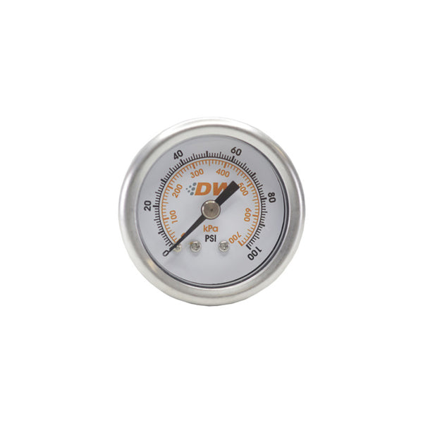 DeatschWerks Mechanical Fuel Pressure Gauge 0-100 PSI 1/8in NPT