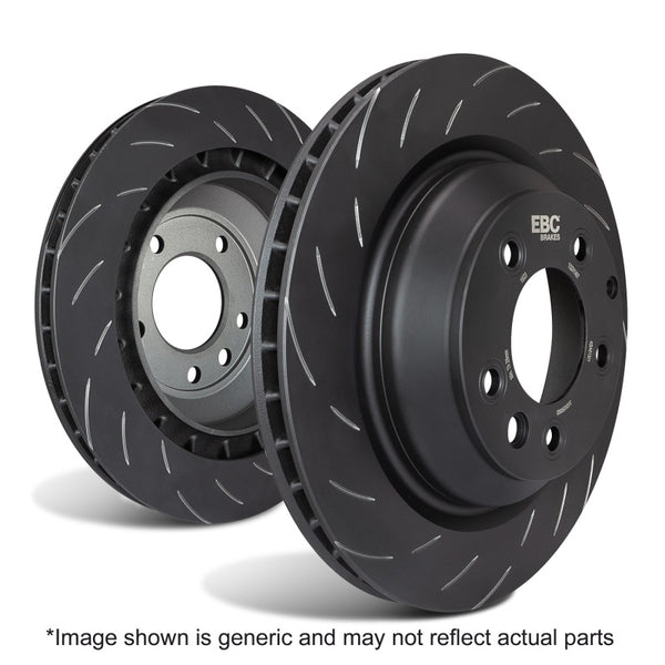 EBC Racing 2016+ Dodge Charger SRT Hellcat 6.2 Supercharged SG Series One Piece Rear Rotor Set