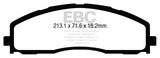 EBC 13+ Ford F250 (inc Super Duty) 6.2 (2WD) Extra Duty Front Brake Pads