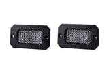 Diode Dynamics Stage Series 2 In LED Pod Sport - White Flood Flush RBL (Pair)