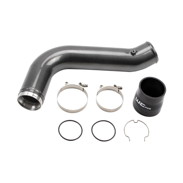 Wehrli 17-19 Chevrolet 6.6L L5P Duramax Passenger Side 3.5in Intercooler Pipe - Gloss White