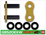 RK Chain GB520EXW-RIVET - Gold