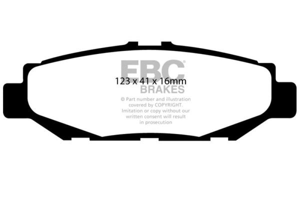 EBC Yellowstuff Rear Brake Pads for 93-97 Lexus GS300 3.0 - Performance