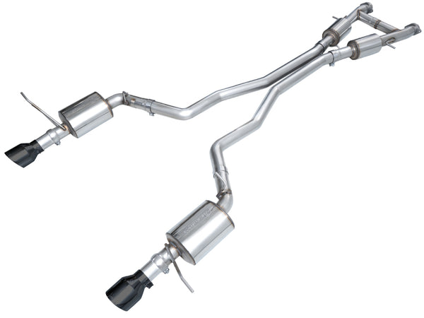 AWE Tuning Touring Edition Catback Exhaust 3in for 2011-2024 Dodge Durango 5.7L - Diamond Black Tips