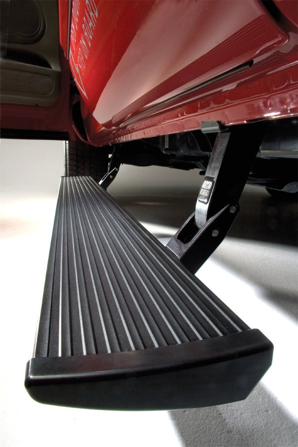 AMP Research PowerStep Automatic Running Boards - Black - 2002-2008 Dodge Ram 1500 Quad Cab