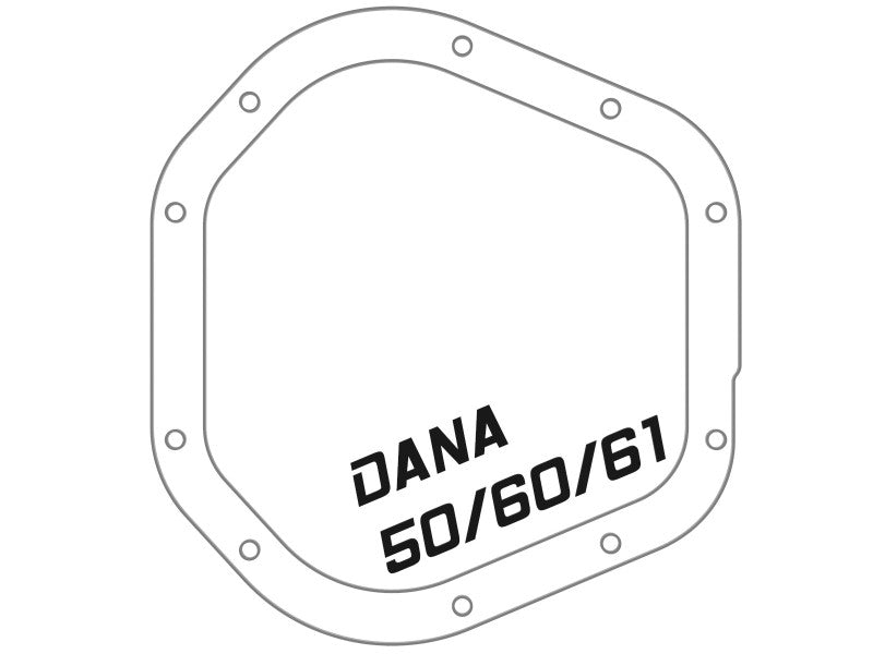 afe Front Differential Cover (Raw; Street Series); Ford Diesel Trucks 94.5-14 V8-7.3/6.0/6.4/6.7L