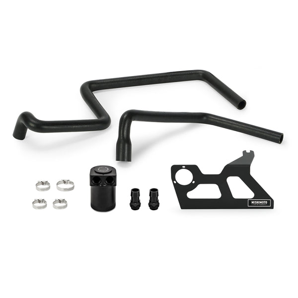 Mishimoto 07-11 Jeep Wrangler JK Baffled Oil Catch Can - Black