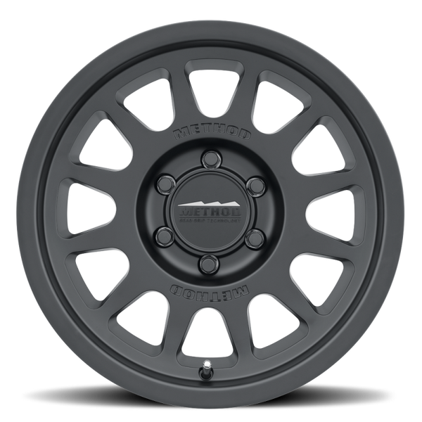 Method MR703 17x8.5 +25mm Offset 6x135 87mm CB Matte Black Wheel