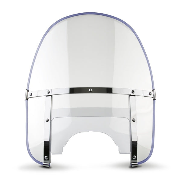 National Cycle 60-93 Harley-Davidson FLH Heavy Duty Beaded Round Bottom-Clear