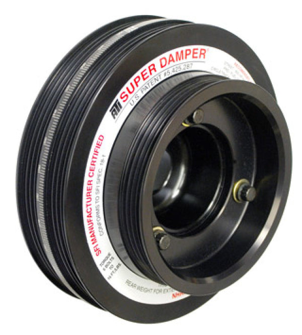 ATI Crankshaft Damper 5.67in Aluminum 7-Groove 4% Underdrive - Nissan VQ35HR/VQ37VHR (350Z/370Z)
