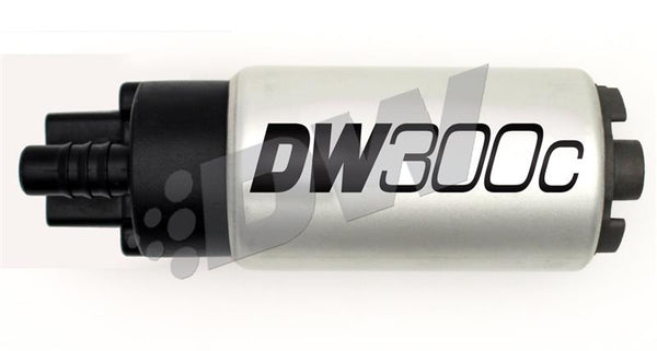 DeatschWerks 340lph DW300C Compact Fuel Pump w/ 99-04 Ford Lightning Set Up Kit (w/o Mounting Clips)