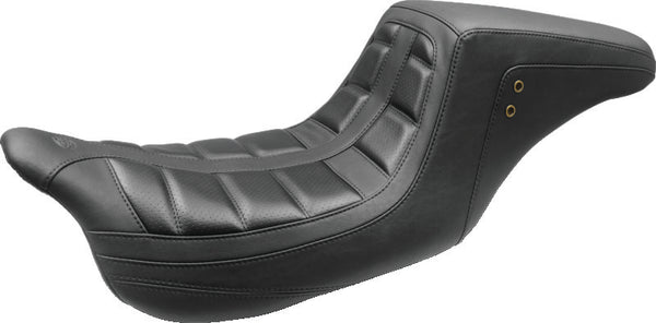 Mustang 97-07 Harley Rd King,06-07 Str Glide,00-05 Eagle Wide Tripper Solo Seat - Brown
