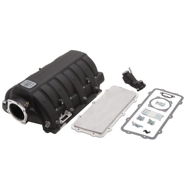 Edelbrock Victor Series Intake Manifold for Mopar 426-572 Hemi - Single Plane, Black Powder Coated