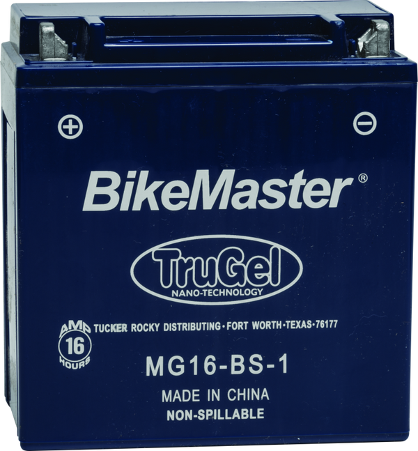 BikeMaster TruGel MG16-BS-1 Motorcycle/ATV Battery 170 CCA (151x87x161mm)