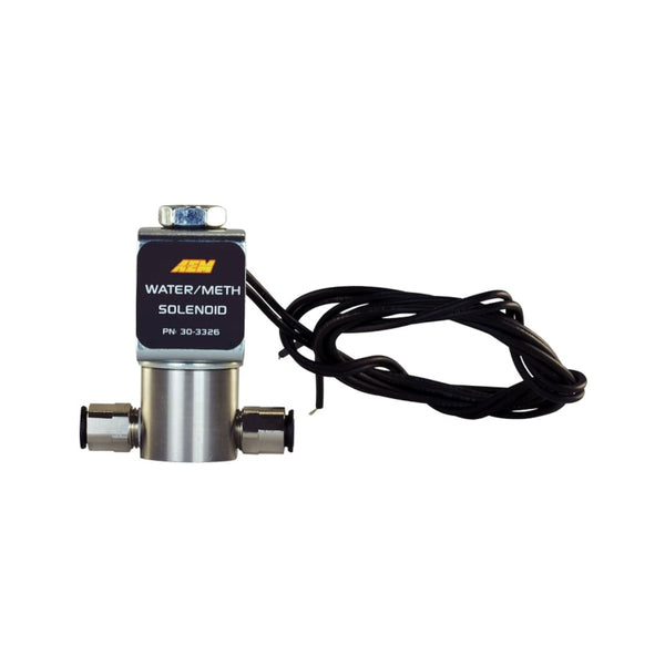 AEM Water/Methanol Injection System - High-Flow Low-Current WMI Solenoid - 200PSI 1/8in-27NPT In/Out