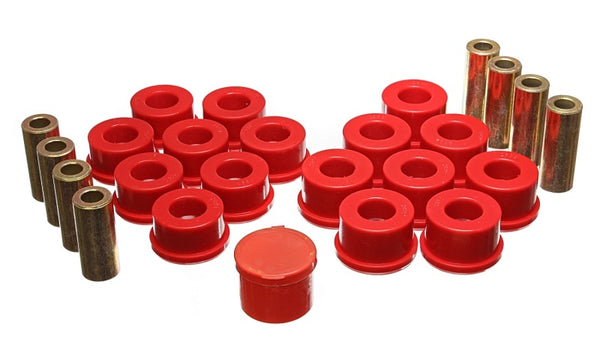 Energy Suspension Rear Control Arm Bushings - Jeep Wrangler 70th Anniversary (2011) - Red