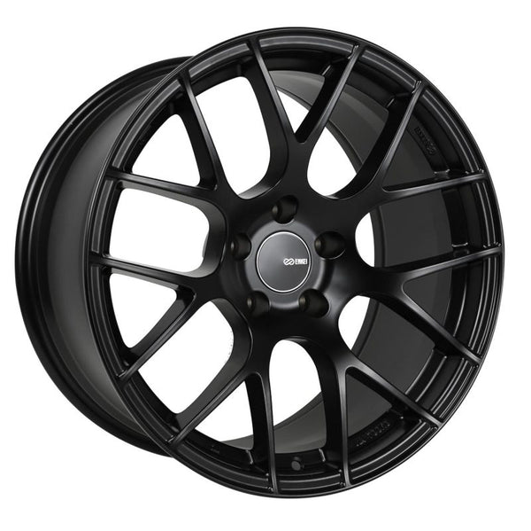 Enkei Raijin 18" Matte Black Wheel - 8" Width, 45mm Offset, 5x112 Bolt Pattern