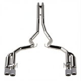 Kooks 18-24 Ford Mustang GT 5.0 3in. Valved Shotgun Cat-Back Exhaust - Carbon Tips