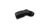 Vibrant -10AN Female to -10AN Male 45 Degree Swivel Adapter Fitting