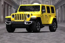 Load image into Gallery viewer, Rally Armor 18-24 Jeep JL Wrangler Black UR Mud Flap w/Grey Logo