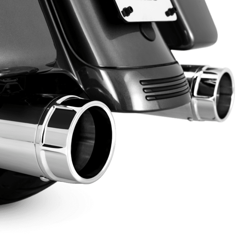 Vance and Hines Slip-On Exhaust - Torquer 450 Chrome for HD Touring 95-16