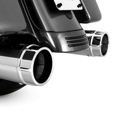 Load image into Gallery viewer, Vance and Hines Slip-On Exhaust - Torquer 450 Chrome for HD Touring 95-16