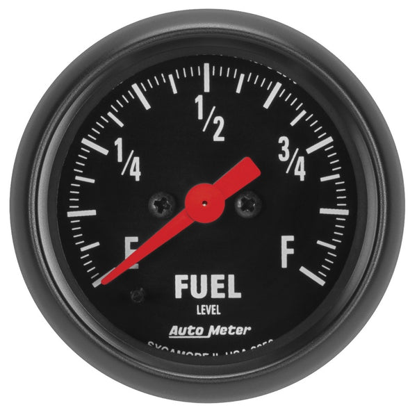 AutoMeter Z Series Programmable Fuel Level Gauge 0-280 Ohm 2-1/16in