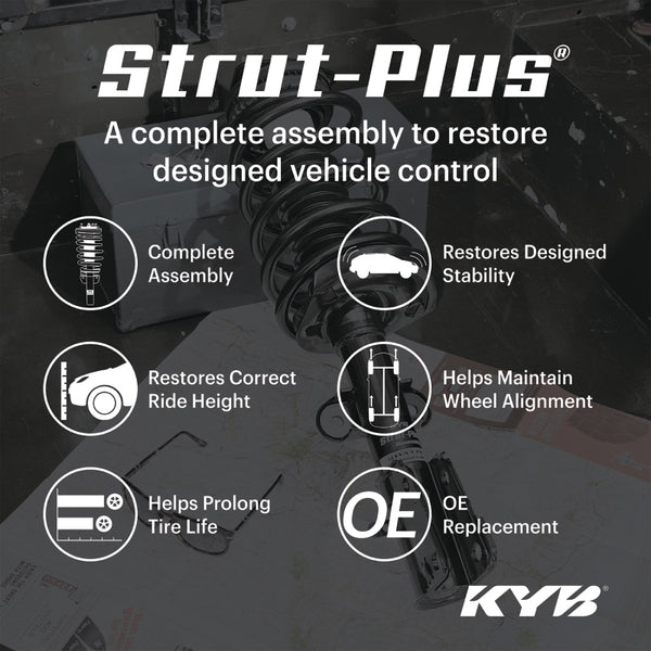 KYB Shocks & Struts Strut Plus Front Left 05-09 Subaru Outback