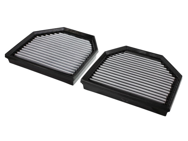 aFe MagnumFLOW PRO Dry S Drop-In Air Filter (Qty 2) for 2015-2021 BMW M3/M4 F80/F82 3.0L S55