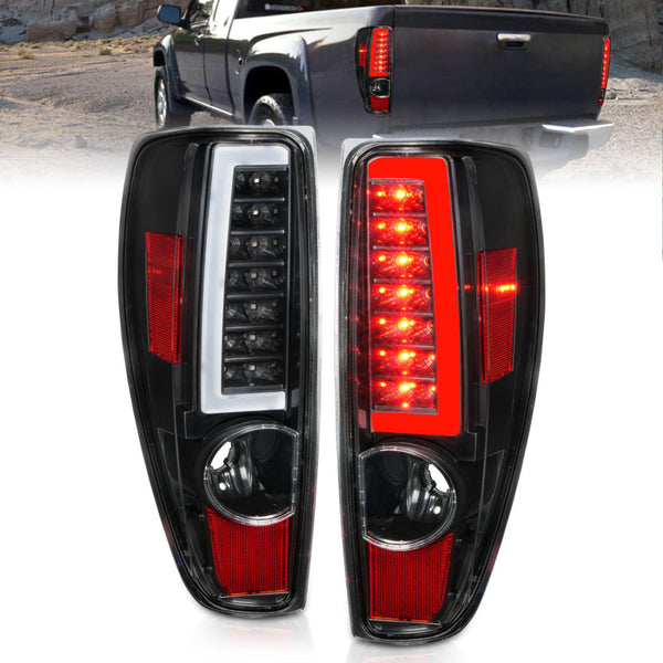 ANZO LED Tail Lights Black Housing for 20042012 Chevrolet Colorado / GMC Canyon (Pair)