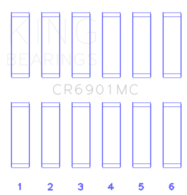 King Engine Bearings Ford Ecoboost 2.7L V6 Connecting Rod Bearing Set