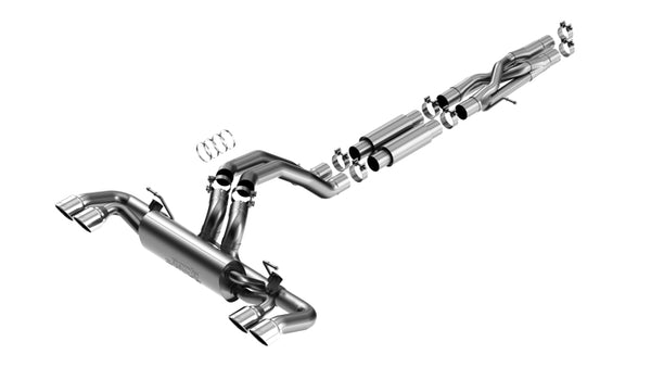 Borla S-Type Cat-Back Exhaust for 21-22 Jeep Wrangler Rubicon 392 6.4L V8 AT 4WD