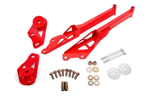 BMR Suspension Subframe Support Brace for 2015-2018 Ford Mustang S550 IRS (Red)