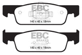 EBC 2016-2017 Smart Fortwo 0.9L Turbo Yellowstuff Front Brake Pads