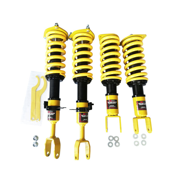 BLOX Racing Non-Adjustable Damping Street Series II Coilovers for 2003-2008 Nissan G35/350Z