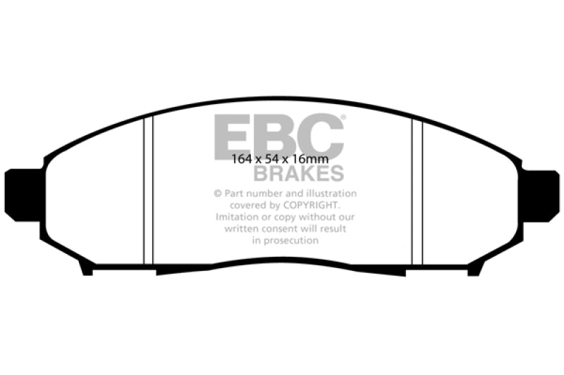 EBC 05+ Nissan Frontier 2.5 2WD Ultimax2 Front Brake Pads