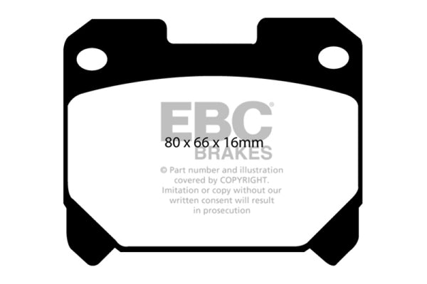 EBC Redstuff Brake Pads for 93-98 Toyota Supra 3.0 Twin Turbo - Rear