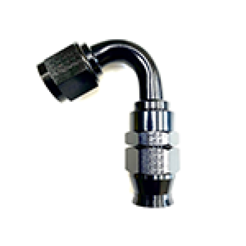 Fragola -8AN Real Street x 120 Degree Hose End Black For PTFE Hose