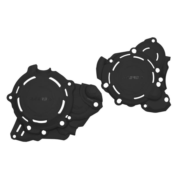 Acerbis 2024 GasGas EC250/EC300 X-Power Kit G (Crankcase & Ignition/Clutch Covers) - Black