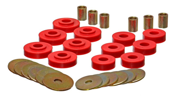 Energy Suspension GM Corvette Red Body Mount Bushing Kit