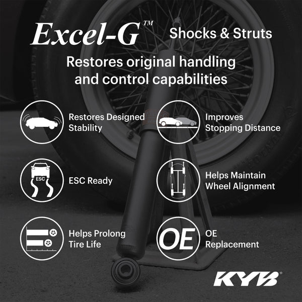 KYB Shocks & Struts Excel-G Front & Rear AVANTI II 1965-91 BUICK Apollo 1973-75 BUICK Centurion 1971