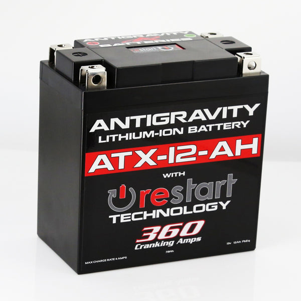 Antigravity YTX12B-BS Lithium Battery w/ RE-START Technology