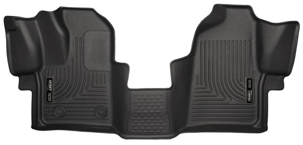 Husky Liners 2015 Ford Transit-150/Transit-250/Transit-350 WeatherBeater Front Black Floor Liners