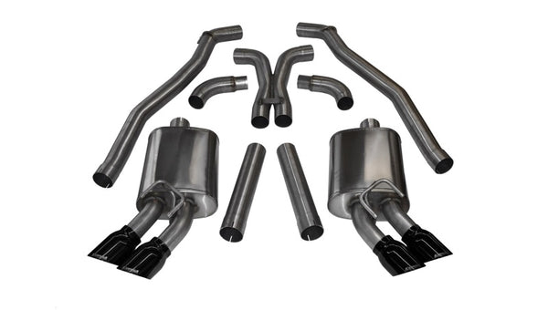 Corsa Cat-Back Exhaust for 2012-2015 Chevrolet Camaro ZL1 6.2L V8