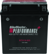 Load image into Gallery viewer, BikeMaster BTX16-BS Battery