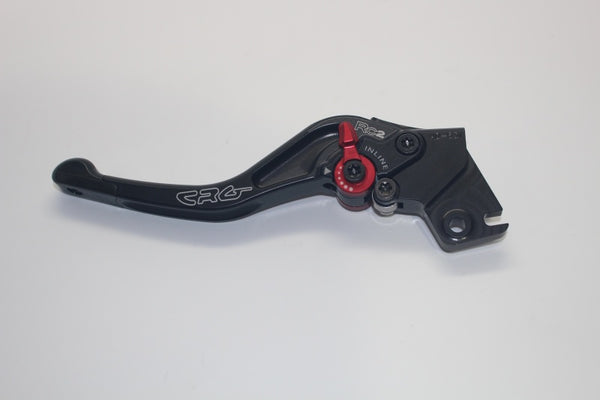 CRG Short Black RC2 Clutch Lever for 03-17 Honda CBR600RR & CBR1000RR