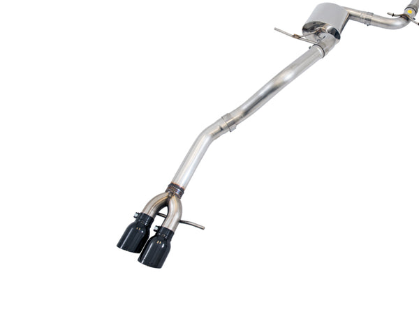AWE Tuning Track Edition Catback Exhaust for 2009-2014 VW Jetta Mk6 1.4T - Diamond Black Tips